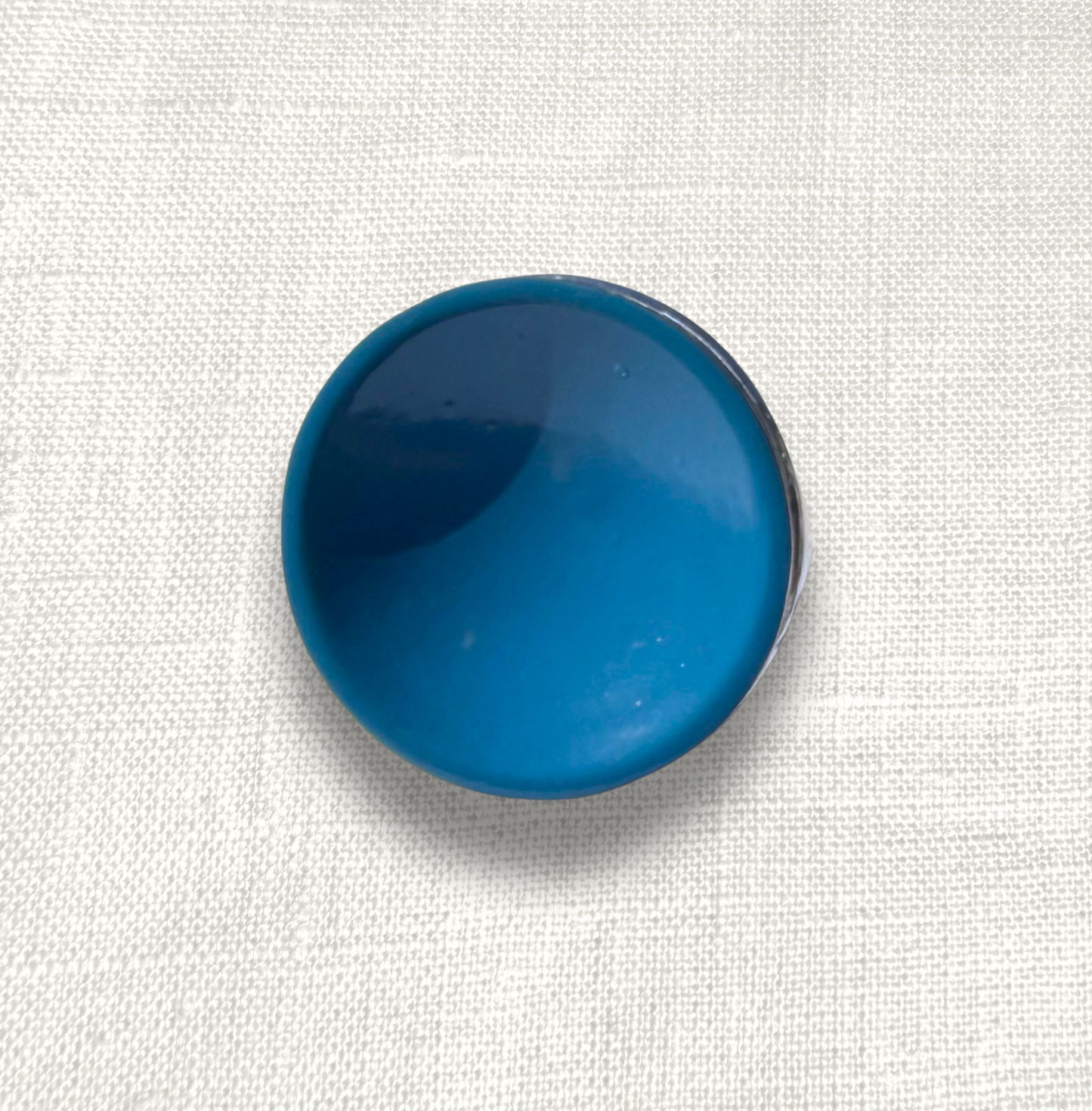 70's signet ring - Retro Blue