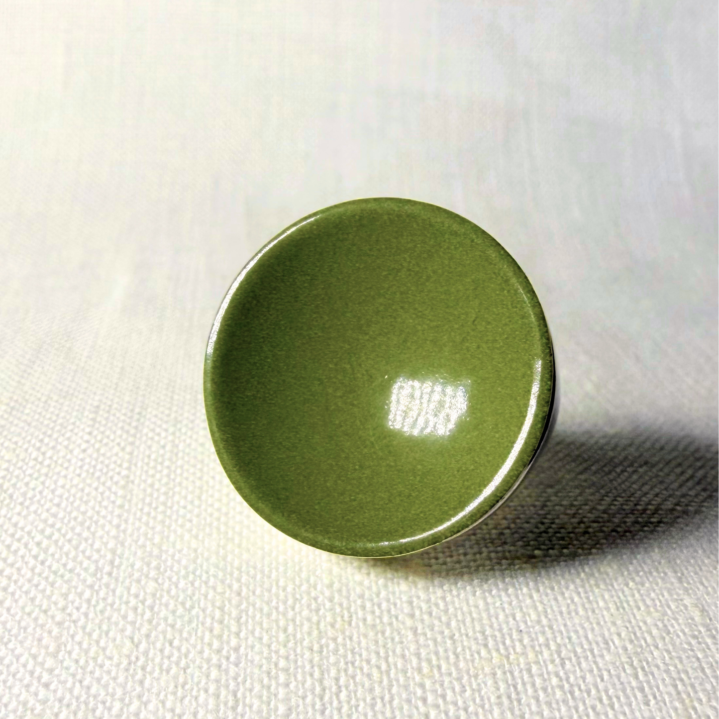 70's signet ring - Retro Avocado