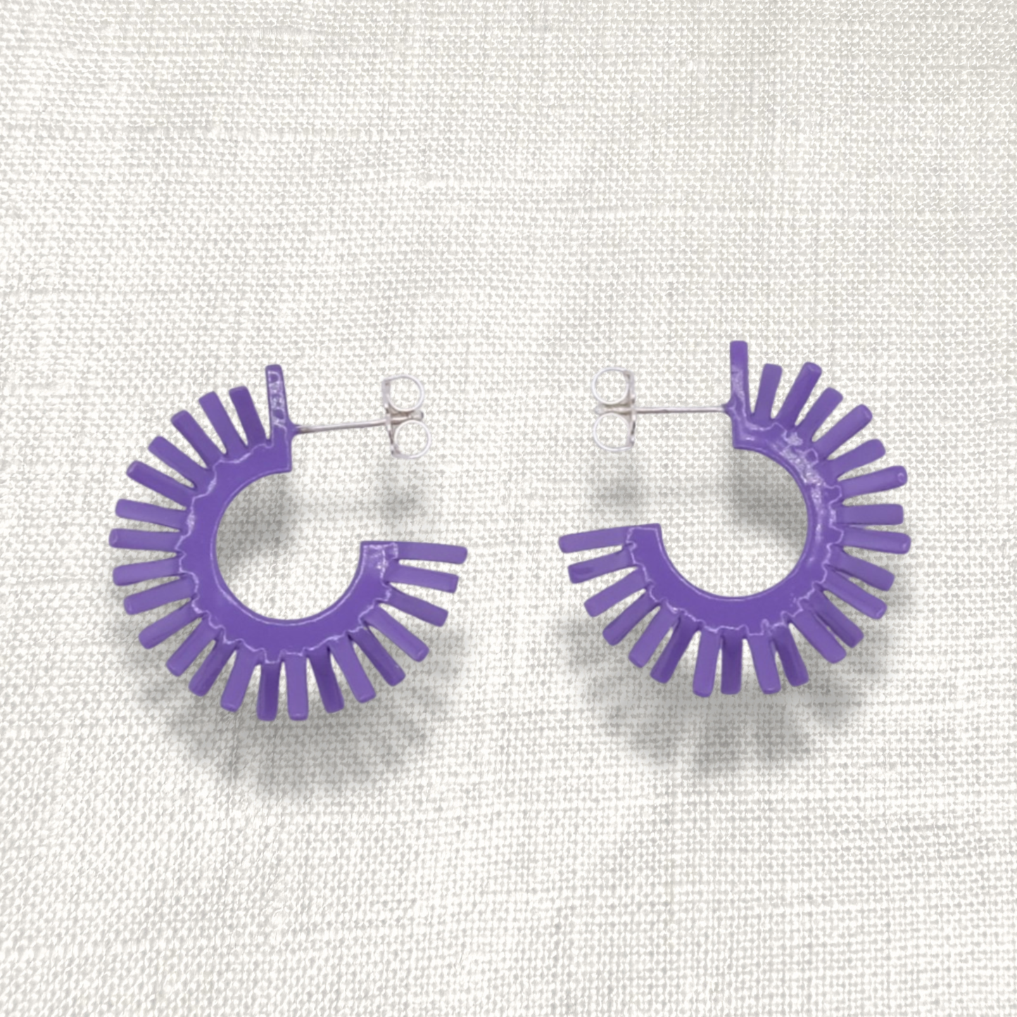Spike earring's - lavender