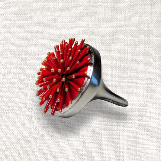 Spike ring - Red